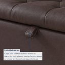 Ver imagem 5 de Puff Baú Cama 193cm Paris com Assento Confortável