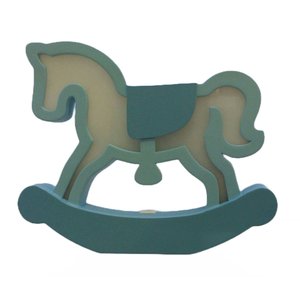 Luminária de Mesa Cavalo de Pau - LML-13 - Bateria 9V