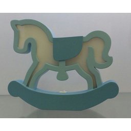Luminária de Mesa Cavalo de Pau - LML-13 - Bateria 9V - 3