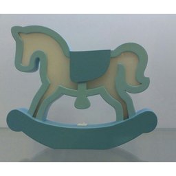 Luminária de Mesa Cavalo de Pau - LML-13 - Bateria 9V - 4