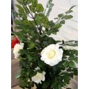 Ver imagem 3 de Planta Artificial ROSEIRA CHILENA BRANCA 1,30 metros de altura