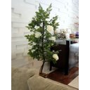 Ver imagem 4 de Planta Artificial ROSEIRA CHILENA BRANCA 1,30 metros de altura