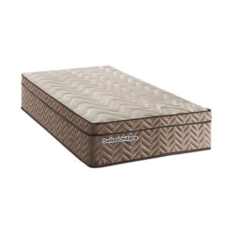 Colchão Solteiro Molas Masterpocket Ensacadas Safira Uniface Rustico Bege (88x188x30) - Paropas