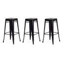 Ver imagem 1 de Kit 3 Banquetas Tolix Iron Design Preta