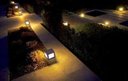 Ver imagem 2 de Poste Balizador de Jardim 4 Vidros Pequeno 25cm em Alumínio Preto