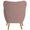 Ver imagem 5 de Poltrona Decorativa Luxo Moderna Sala de Estar Recepção Amélia Linho