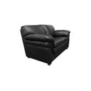 Ver imagem 4 de Conjunto Sofá de Couro Gana 3 e 2 Lugares - Preto