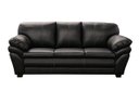 Ver imagem 5 de Conjunto Sofá de Couro Gana 3 e 2 Lugares - Preto