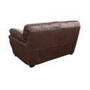 Ver imagem 5 de Conjunto Sofá de Couro Gana 3 e 2 Lugares - Marrom