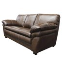 Ver imagem 3 de Conjunto Sofá de Couro Gana - 3 e 2 Lugares - Marrom Bicolor