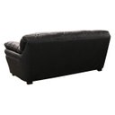 Ver imagem 3 de Sofá de Couro Gana 3 Lugares - Preto