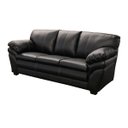 Ver imagem 2 de Sofá de Couro Gana 3 Lugares - Preto