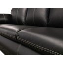 Ver imagem 6 de Sofá de Couro Gana 3 Lugares - Preto