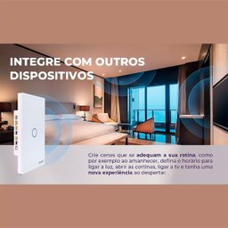 Interruptor Inteligente Wifi 3 Botões Touch Smart Ekaza Alexa e Google - 5