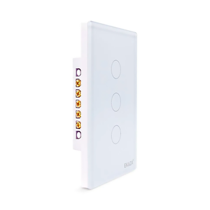 Interruptor Inteligente Wifi 3 Botões Touch Smart Ekaza Alexa e Google