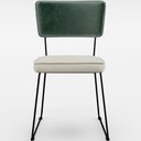 Ver imagem 6 de Kit 08 Cadeiras Decorativas Sala Jantar Allana L02 Facto Verde Musgo Linho Champagne - Lyam Decor