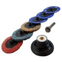 Ver imagem 4 de Disco de Lixa com Suporte para Furadeira Flap Esponja 8 Pçs