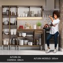Ver imagem 6 de Armário de Cozinha Compacta 169cm Rustic Emilly Madesa 09