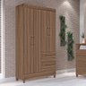 Guarda Roupas Solteiro Tuboarte Star 4 portas e 2 gavetas 100% em MDF - 1