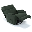 Ver imagem 6 de Poltrona do Papai Reclinável em Tecido Suede Cor Verde Musgo Elétrica com Massagem- Modelo Imperial