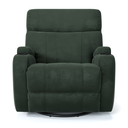 Ver imagem 2 de Poltrona do Papai Reclinável em Tecido Suede Cor Verde Musgo Elétrica com Massagem- Modelo Imperial