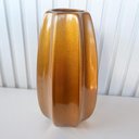 Ver imagem 4 de Vaso Centro de Mesa Grande Alto Relevo Moderno Dourado