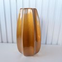 Ver imagem 3 de Vaso Centro de Mesa Grande Alto Relevo Moderno Dourado