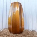 Ver imagem 2 de Vaso Centro de Mesa Grande Alto Relevo Moderno Dourado
