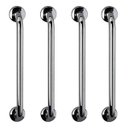 Ver imagem 1 de Barra de Apoio 70cm Aço Inox Kit 4 Unidades Alça Suporte Idoso Gestante Criança Corrimao Casa Banhei