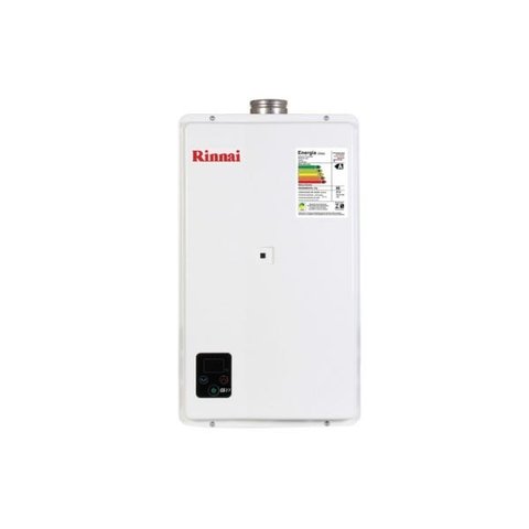 Aquecedor de Água a Gás Rinnai E27 Feh 27 Litros Bivolt Digital Branco - Gn (gás Natural)