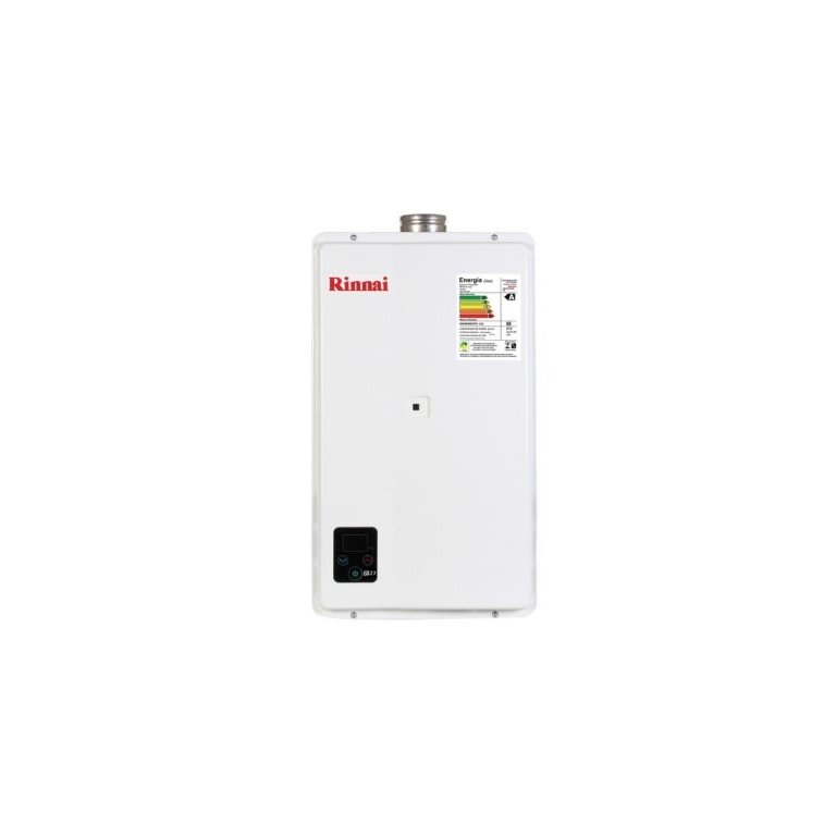 Aquecedor de Água a Gás Rinnai E27 Feh 27 Litros Bivolt Digital Branco - Gn (gás Natural)