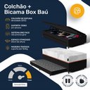 Ver imagem 6 de Bicama Box Baú com Colchão Ortopédico de Espuma D33 a Vácuo Sonno Full - Lucas Home - Solteiro