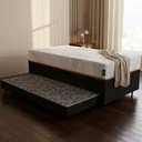 Ver imagem 1 de Bicama Box Baú com Colchão Ortopédico de Espuma D33 a Vácuo Sonno Full - Lucas Home - Solteiro