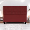 Ver imagem 2 de Cabeceira Estofada para Cama Box Queen 160 Cm Florem Suede