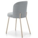 Ver imagem 5 de Kit 02 Cadeiras para Sala de Jantar Cozinha Estofada Gavi Arena L02 Bouclê Cinza - Lyam Decor