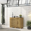 Ver imagem 1 de Cômoda Sapateira Sirius Nature Vila Rica