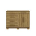Ver imagem 4 de Cômoda Sapateira Sirius Nature Vila Rica