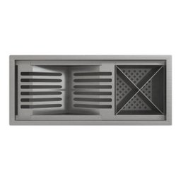 Canal Embutido Organizador Umida Inox Gourmet Linda 48 Technox - 2