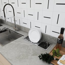 Canal Embutido Organizador Umida Inox Gourmet Linda 48 Technox - 3