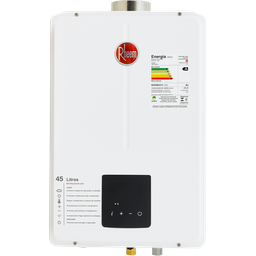 Aquecedor de Água a Gás Digital Rheem 45 Litros Gn Branco - 1
