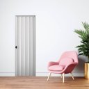 Ver imagem 3 de Porta de Pvc Sanfonada Cinza 210x80cm Plasbil