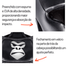 Capacete Boxe - Gorilla Cor: Preto - 4