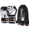 Kit Muay-Thai Luva De Boxe + Bandagem+Bucal + Mochila - 14Oz Cor: Preto - 1