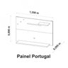 Painel para TV até 42 Polegadas 1 Prateleira Portugal Valdemóveis - 4