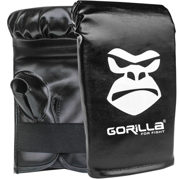 Saco De Pancada 180 Cm + Luva + Suporte Teto - Gorilla Cor: Preto - 3