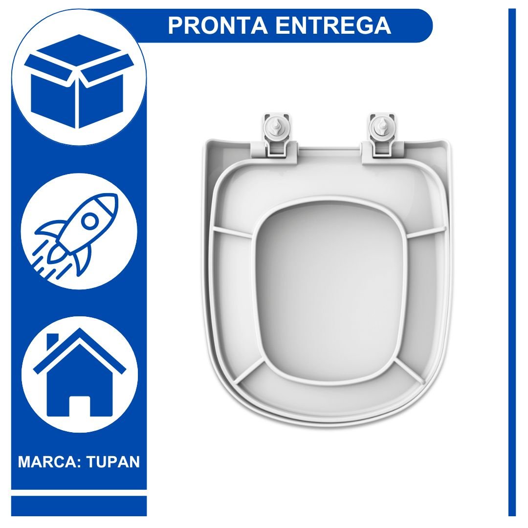 Assento Sanitário Icasa Etna Tupan:branco - 2