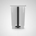 Ver imagem 3 de Lixeira 100 Litros com Pedal - Branca