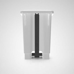 Lixeira 100 Litros com Pedal - Branca - 3