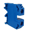 Ver imagem 1 de Kit 10 Borne Sak 10,0mm Sak-10 Azul Sibratec