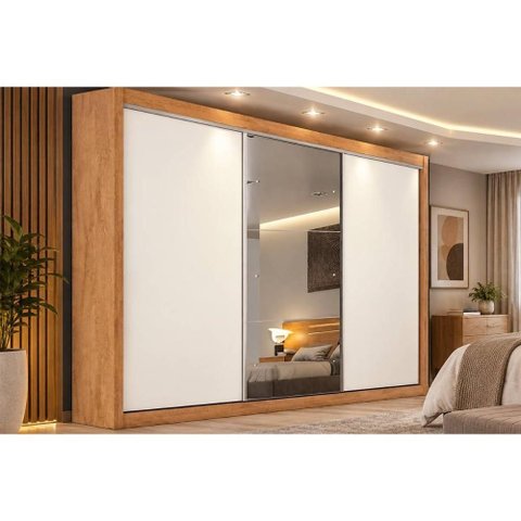 Guarda Roupas 3 Portas de Correr 1ESP 6GAVETAS Toronto Europa Off